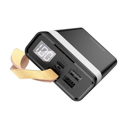 Ekstern Batteri Borofone BJ18 Coolmy, 20000mAh, 10W, 2 x USB-A, Svart