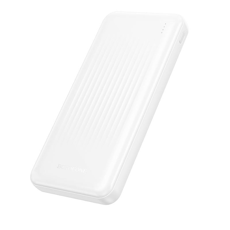 Borofone BJ78 Clever Ekstern Batteri, 10000mAh, 10W, 2 x USB-A, Hvit