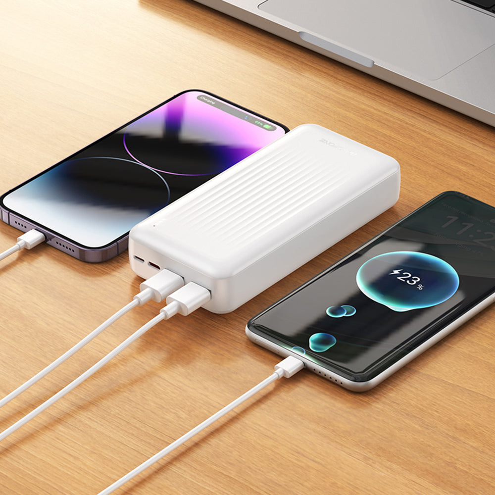 Ekstern Batteri Borofone BJ78A Clever, 20000mAh, 10W, 2 x USB-A, Svart