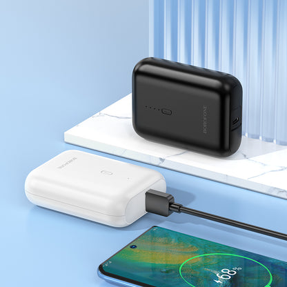 Borofone BJ81 Stability Ekstern Batteri, 5000mAh, 10W, 1 x USB-A, Svart