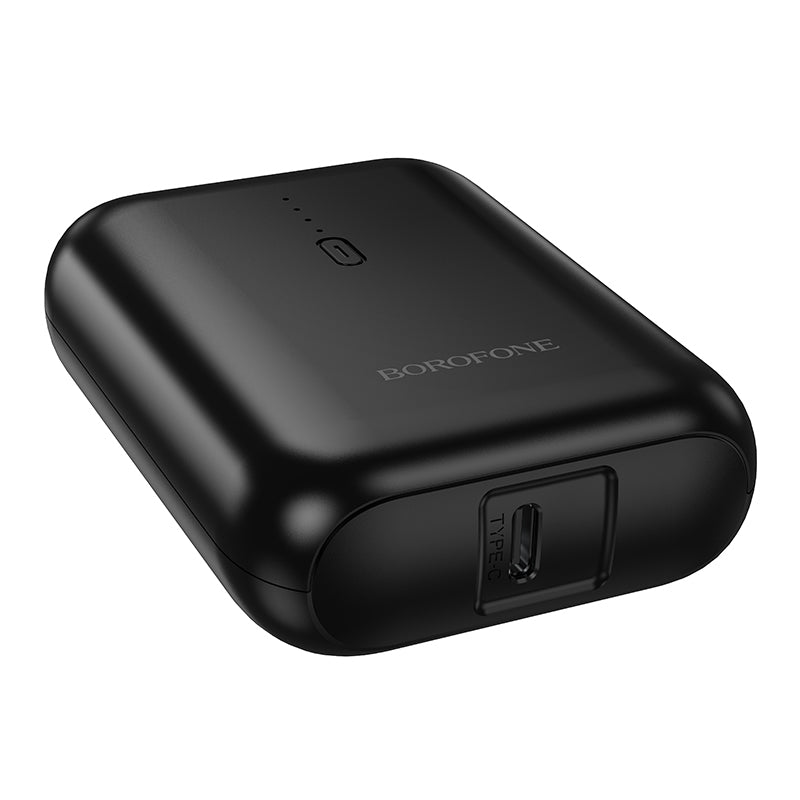 Borofone BJ81 Stability Ekstern Batteri, 5000mAh, 10W, 1 x USB-A, Svart