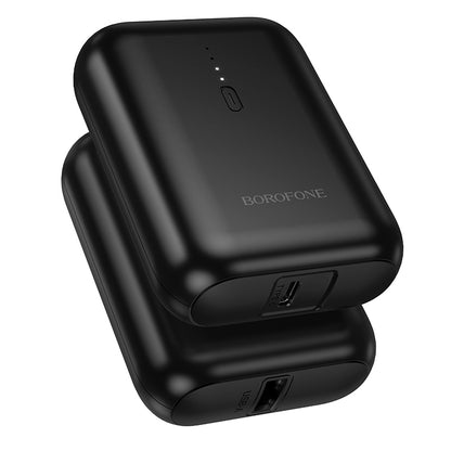 Borofone BJ81 Stability Ekstern Batteri, 5000mAh, 10W, 1 x USB-A, Svart