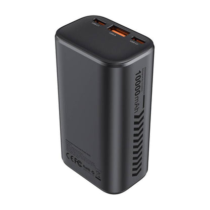 Ekstern batteri Choetech B701, 10000mAh, 30W, QC + PD, 1 x USB-A - 2 x USB-C, Svart