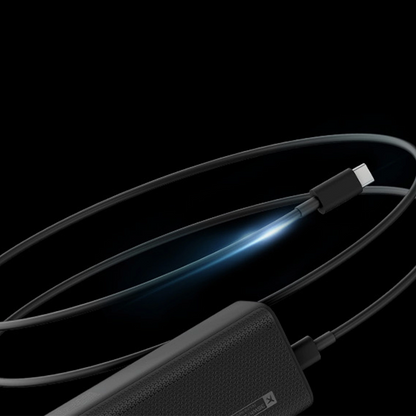 Ekstern Batteri Cuktech, 10000mAh, 150W, QC + PD, 1 x USB-A - 1 x USB-C, Svart CKPB100PGLBL