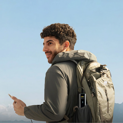 Ekstern Batteri Cuktech, 20000mAh, 210W, QC + PD, 1 x USB-A - 2 x USB-C, Grå CKPB200UGLGR