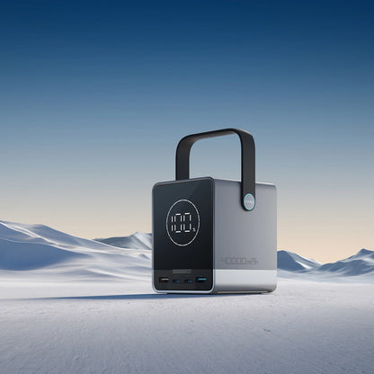 Cuktech Ekstern Batteri, 40000mAh, 300W, QC + PD + FQI, 1 x QI - 2 x USB-A - 2 x USB-C, Svart