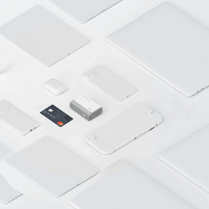 Ekstern batteri Cuktech CP13, 10000mAh, 30W, QC + PD, 1 x USB-A - 1 x USB-C, Grå