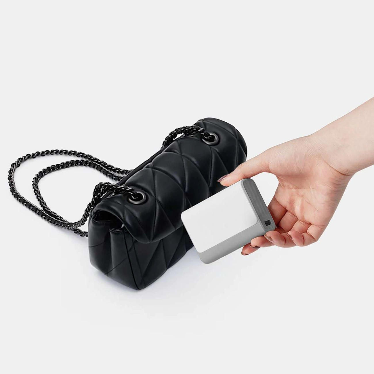 Ekstern batteri Cuktech CP13, 10000mAh, 30W, QC + PD, 1 x USB-A - 1 x USB-C, Grå