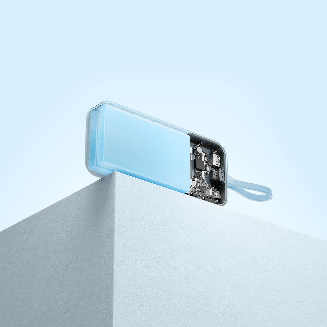 Ekstern batteri Cuktech LPB200N, 20000mAh, 40W, QC + PD, 1 x USB-A - 2 x USB-C, Svart