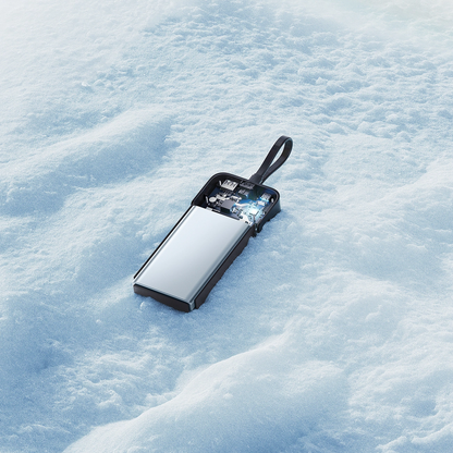 Ekstern batteri Cuktech LPB200N, 20000mAh, 40W, QC + PD, 1 x USB-A - 2 x USB-C, Svart