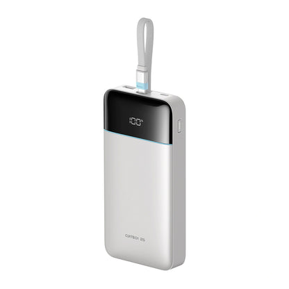 Cuktech LPB252N powerbank, 25 000 mAh, 120 W, QC + PD, 1 x USB-A – 2 x USB-C, hvit