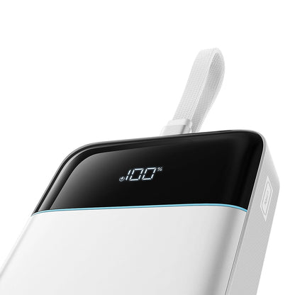 Cuktech LPB252N powerbank, 25 000 mAh, 120 W, QC + PD, 1 x USB-A – 2 x USB-C, hvit