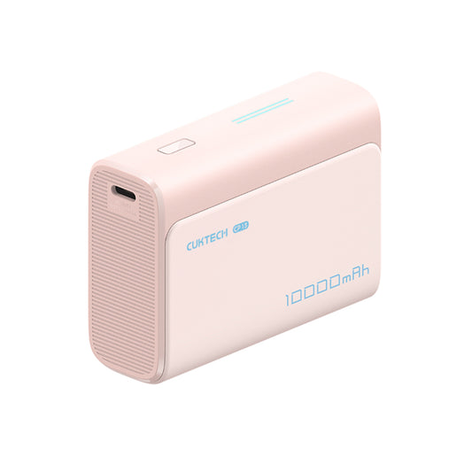 Ekstern batteri Cuktech CP13, 10000mAh, 30W, QC + PD, 1 x USB-A - 1 x USB-C, Rosa CUK0PB100DPK