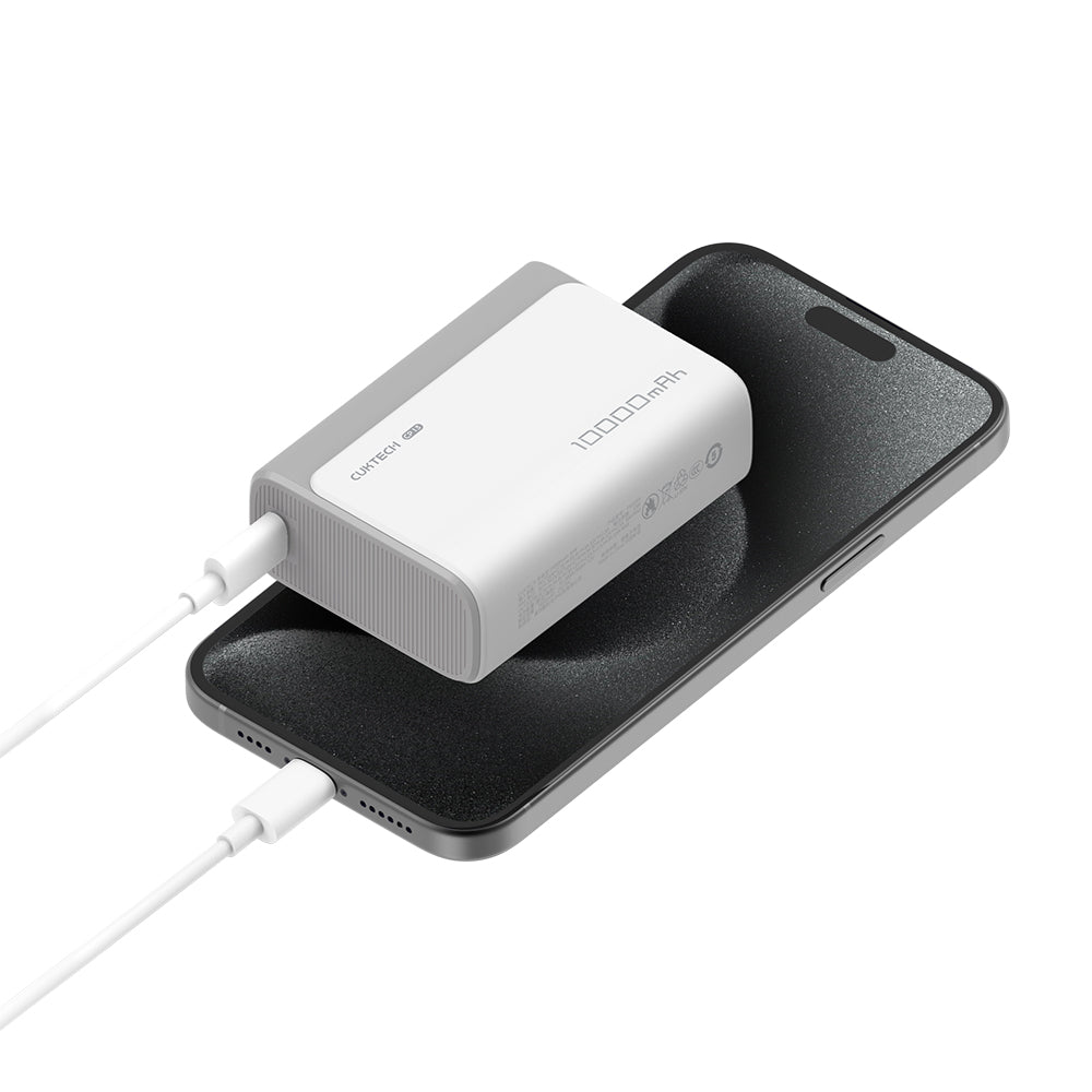 Ekstern batteri Cuktech CP13, 10000mAh, 30W, QC + PD, 1 x USB-A - 1 x USB-C, Rosa CUK0PB100DPK
