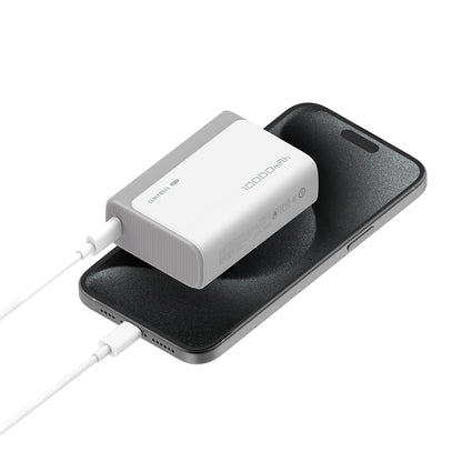 Ekstern batteri Cuktech CP13, 10000mAh, 30W, QC + PD, 1 x USB-A - 1 x USB-C, Rosa CUK0PB100DPK
