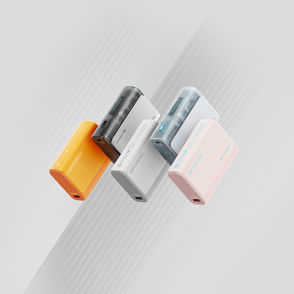 Ekstern batteri Cuktech CP13, 10000mAh, 30W, QC + PD, 1 x USB-A - 1 x USB-C, Rosa CUK0PB100DPK