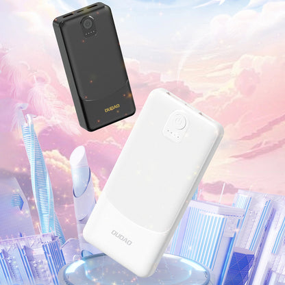 Ekstern Batteri Dudao K10, 10000mAh, 12W, 2 x USB-A, Svart