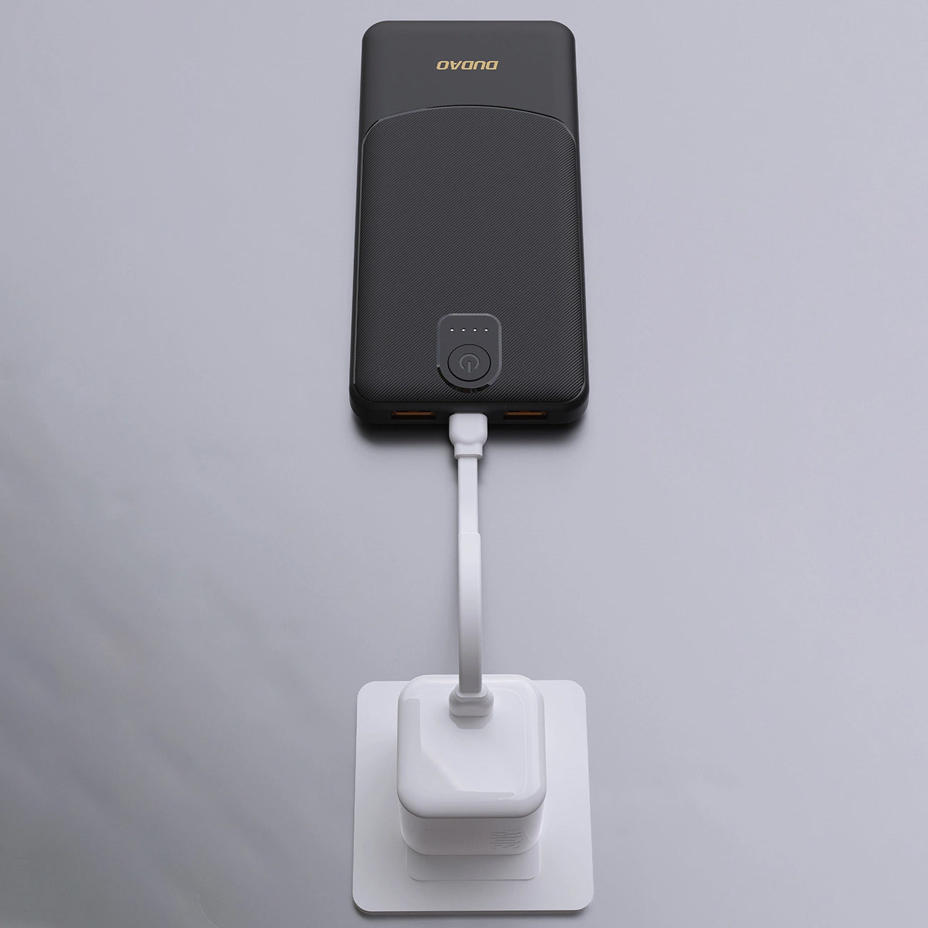 Ekstern Batteri Dudao K10, 10000mAh, 12W, 2 x USB-A, Svart