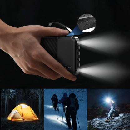 Ekstern Batteri Dudao K11, 10000mAh, 10W, 1 x Lightning - 1 x microUSB - 1 x USB-A - 1 x USB-C, Svart