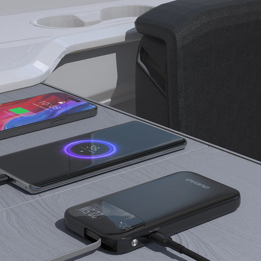 Ekstern Batteri Dudao K31, 10000mAh, 22.5W, PD, 2 x USB-C, Svart