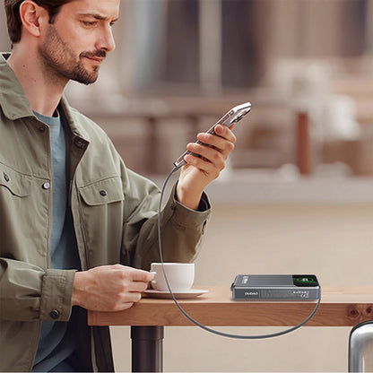 Ekstern batteri Dudao K31 Pro, 20000mAh, 45W, QC + PD, 1 x USB-A - 2 x USB-C, Grå