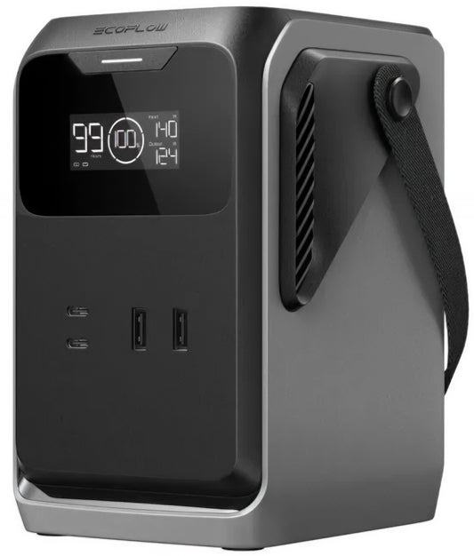 Ekstern batteri EcoFlow Trail 200, 60000mAh, 220W, PD, 2 x USB-A - 2 x USB-C, Svart EF-TRAIL200-N