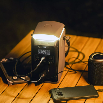 Ekstern batteri EcoFlow Trail 200, 60000mAh, 220W, PD, 2 x USB-A - 2 x USB-C, Svart EF-TRAIL200-N