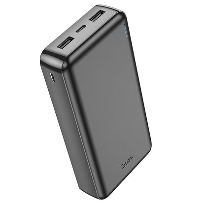 Ekstern batteri HOCO J100A, 20000mAh, 10W, 2 x USB-A, Svart