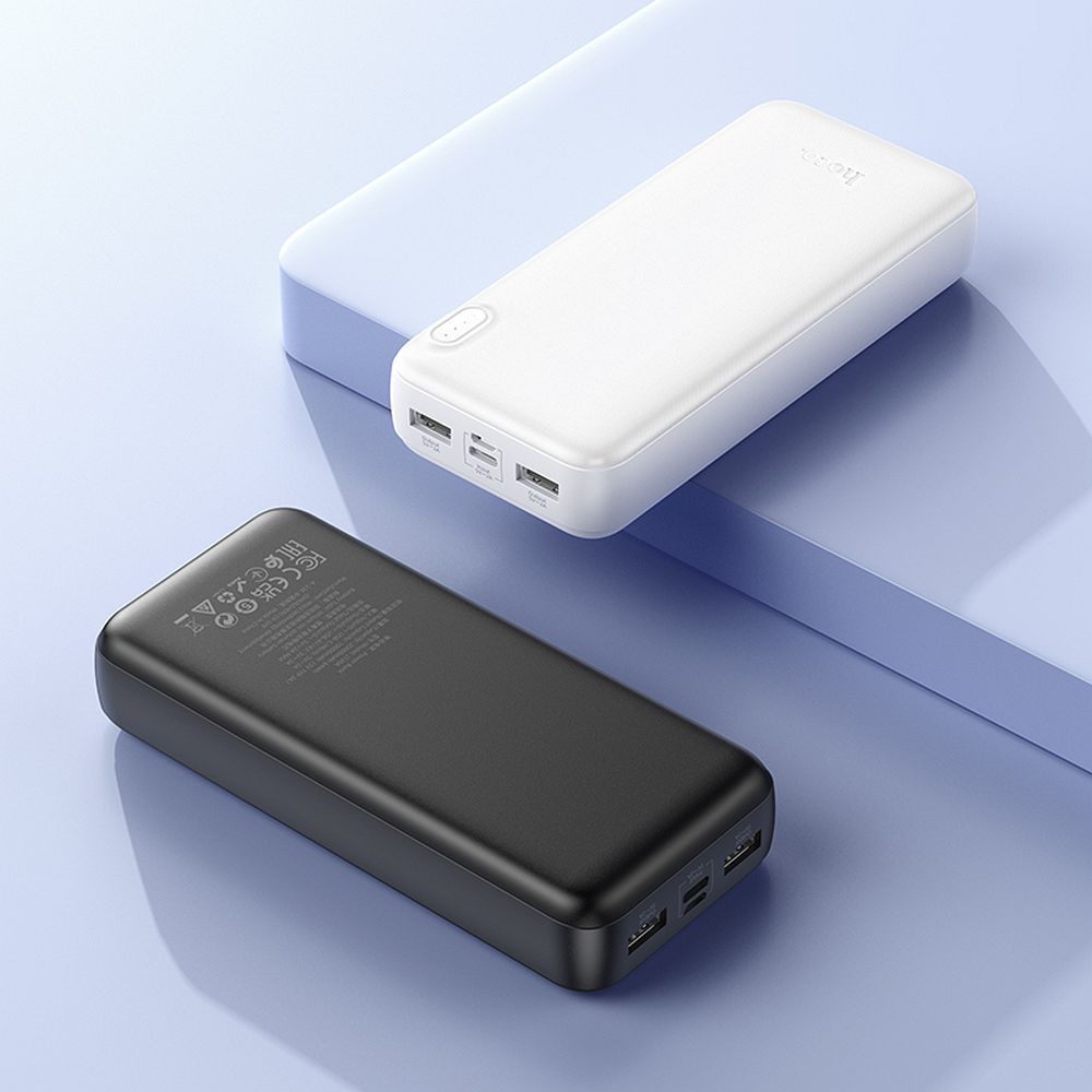 Ekstern batteri HOCO J128A, 20000mAh, 10W, 2 x USB-A, Svart