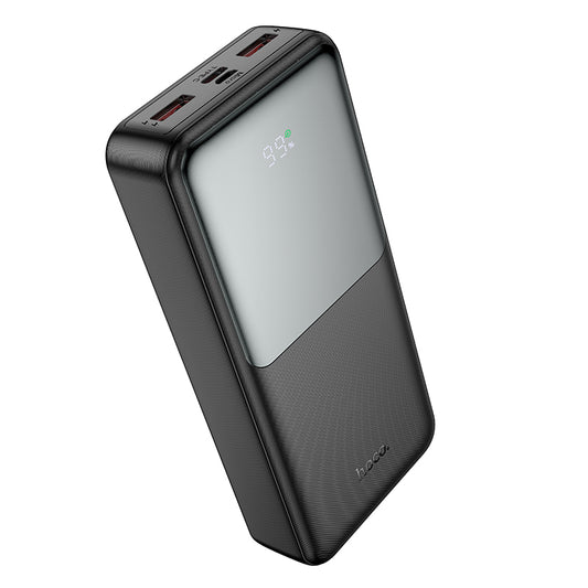 Ekstern batteri HOCO J136A, 20000mAh, 22,5W, QC + PD, 1 x USB-C - 2 x USB-A, Svart