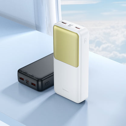 Ekstern batteri HOCO J136A, 20000mAh, 22,5W, QC + PD, 1 x USB-C - 2 x USB-A, Svart