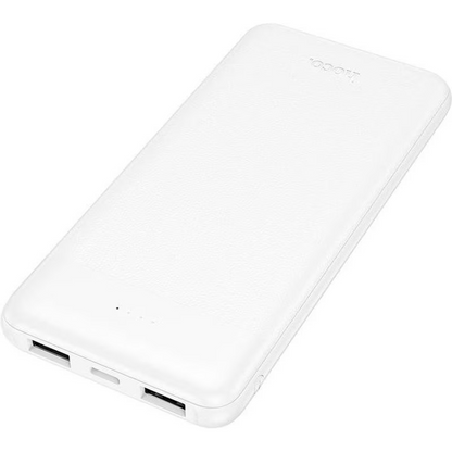 Ekstern batteri HOCO J153 Stability, 10000mAh, 10W, 2 x USB-A, Hvit