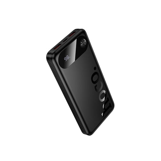 Ekstern batteri HOCO J154, 10000mAh, 22,5W, QC + PD, 1 x USB-C - 2 x USB-A, Svart