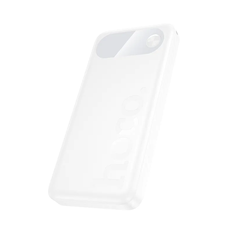 Ekstern batteri HOCO J154, 10000mAh, 22,5W, QC + PD, 1 x USB-C - 2 x USB-A, Hvit