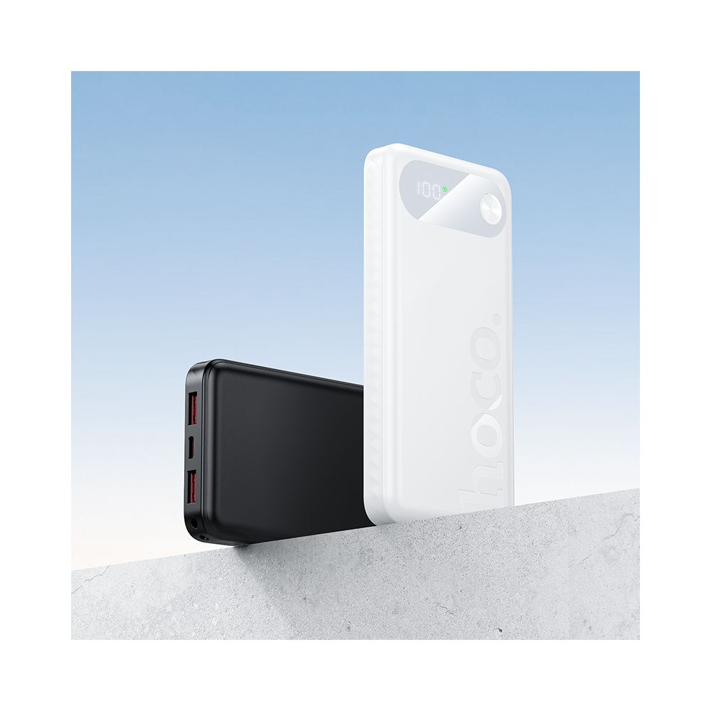 Ekstern batteri HOCO J154, 10000mAh, 22,5W, QC + PD, 1 x USB-C - 2 x USB-A, Svart