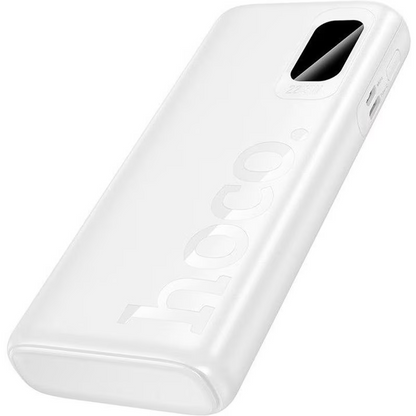 Ekstern batteri HOCO J158 Pro Runner, 10000mAh, 22,5W, QC + PD, 1 x USB-C - 2 x USB-A, Hvit