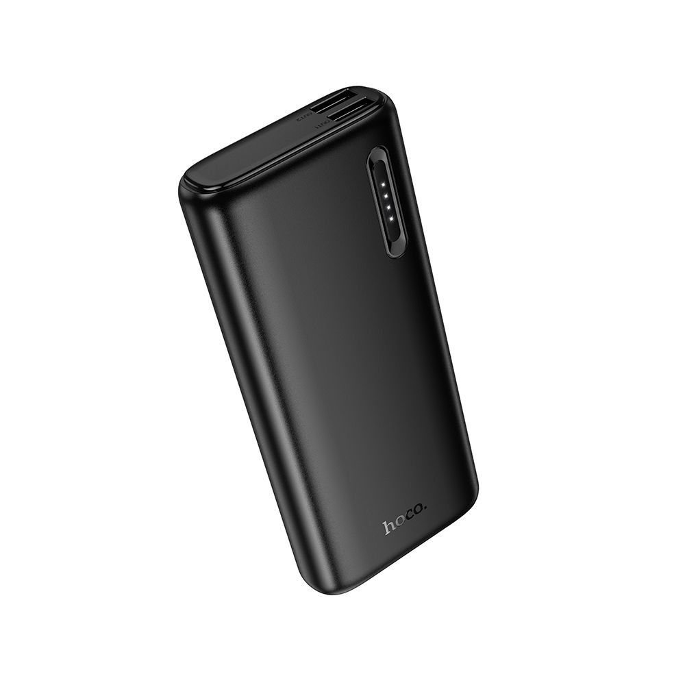 Ekstern batteri HOCO J158A, 10000mAh, 10W, 2 x USB-A, Svart