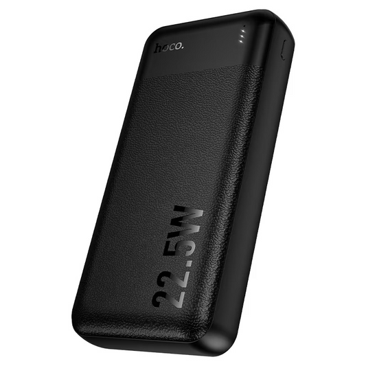 HOCO J159A Essence powerbank, 20000 mAh, 22,5 W, QC + PD, 1 x USB-C – 2 x USB-A, svart