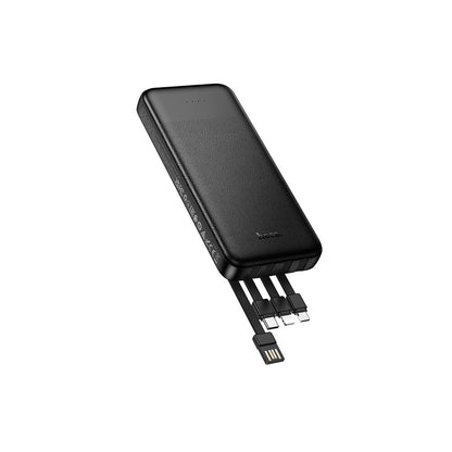 Ekstern batteri HOCO J163, 10000mAh, 10W, 1 x Lightning - 1 x microUSB - 2 x USB-A - 1 x USB-C, Svart