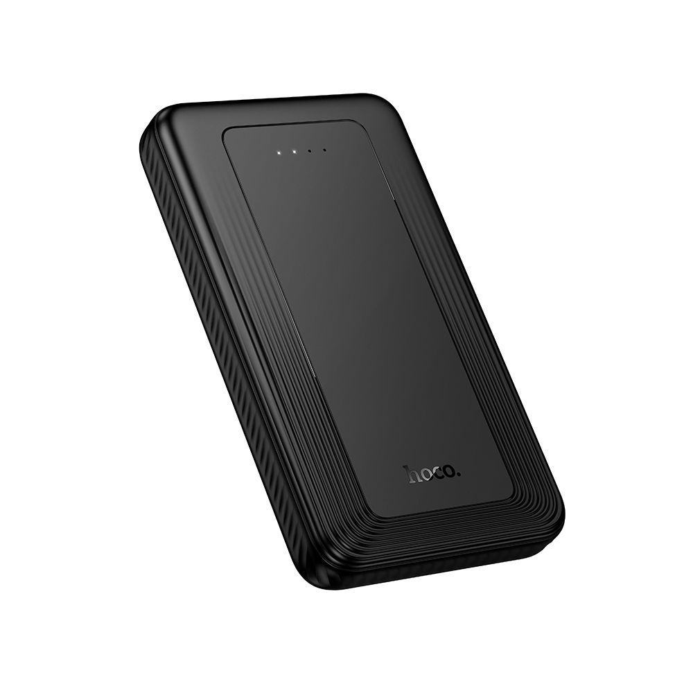 Ekstern batteri HOCO J165A, 10000mAh, 10W, 2 x USB-A, Svart