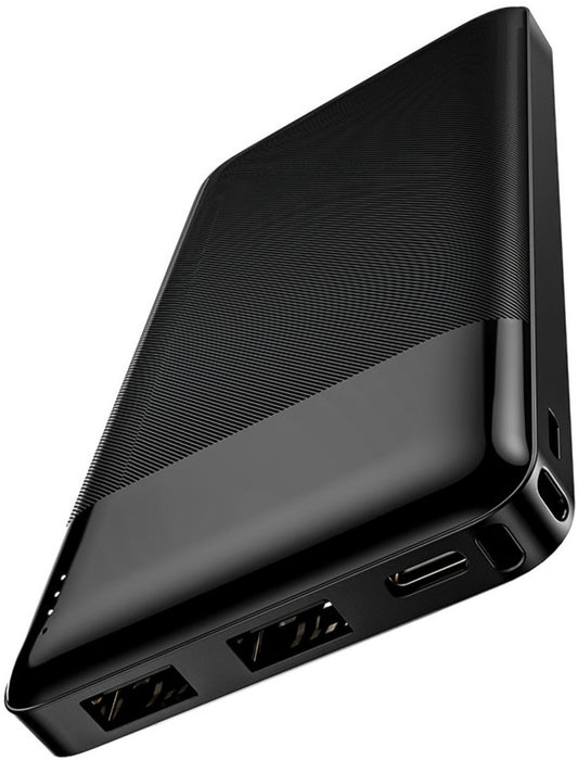 Ekstern batteri HOCO J72, 10000mAh, 10W, 2 x USB-A, Svart