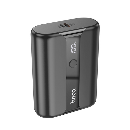 HOCO Q3 Pro powerbank, 10000 mAh, 22,5 W, QC + PD, 1 x USB-A – 1 x USB-C, svart
