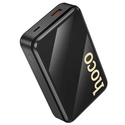 Ekstern batteri HOCO Q37A, 20000mAh, 22,5W, QC + PD, 1 x Lightning - 1 x USB-A - 2 x USB-C, svart