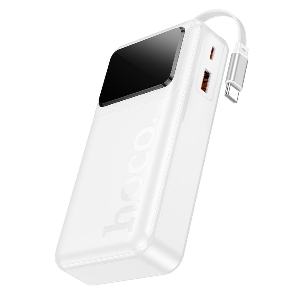 HOCO Q41 powerbank, 20000 mAh, 22,5 W, QC + PD, 1 x USB-A – 2 x USB-C, hvit