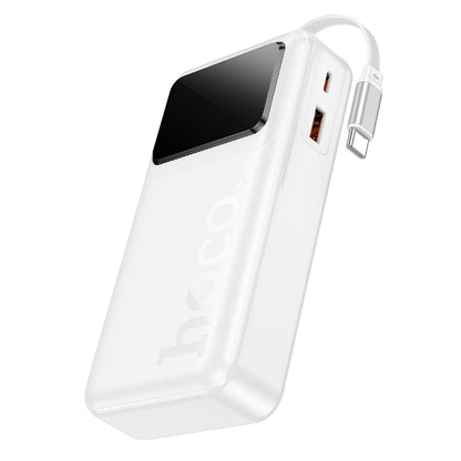 HOCO Q41 powerbank, 20000 mAh, 22,5 W, QC + PD, 1 x USB-A – 2 x USB-C, hvit