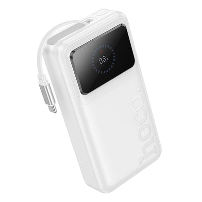 HOCO Q41 powerbank, 20000 mAh, 22,5 W, QC + PD, 1 x USB-A – 2 x USB-C, hvit