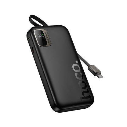 Ekstern batteri HOCO Q51, 10000mAh, 20W, PD, 2 x USB-C, Svart