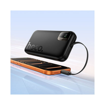 Ekstern batteri HOCO Q51, 10000mAh, 20W, PD, 2 x USB-C, Svart