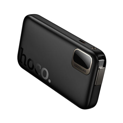 Ekstern batteri HOCO Q51, 10000mAh, 20W, PD, 2 x USB-C, Svart