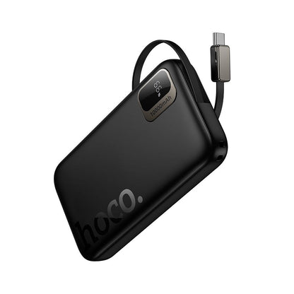 Ekstern batteri HOCO Q51, 10000mAh, 20W, PD, 2 x USB-C, Svart
